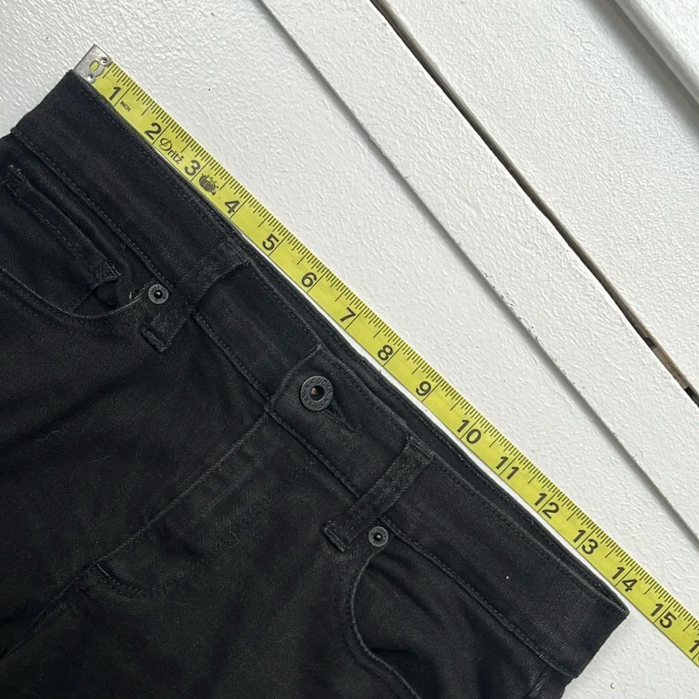 🍀 Lucky Brand 'Brooke' Legging • Dark Black Wash Skinny Stretch Jeans • Sz 6/28 - Picture 5 of 12